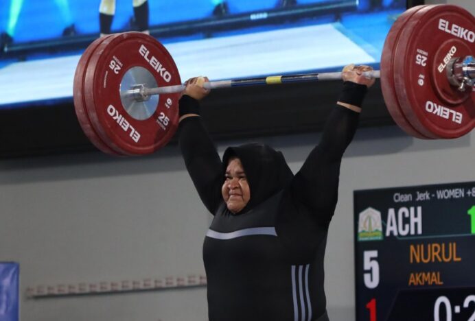 Rebut Medali Emas, Nurul Akmal Pecahkan Rekor PON