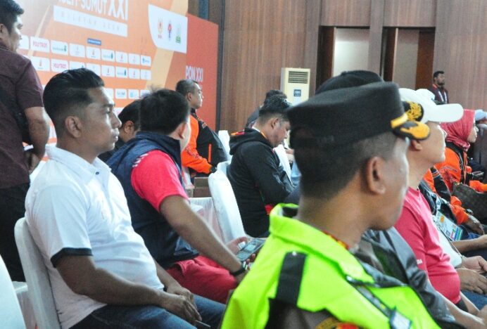 Plt Kadis Sosial Aceh Besar Hadiri Pembukaan Kejuaraan Tarung Derajat PON XXI