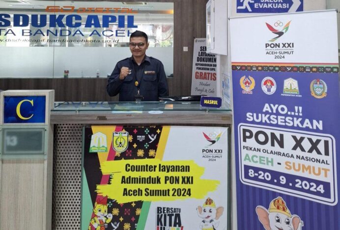Disdukcapil Banda Aceh Buka Konter Khusus Pelayanan Adminduk