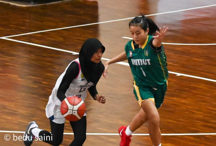 Basket Putri Aceh Lawan Sumut