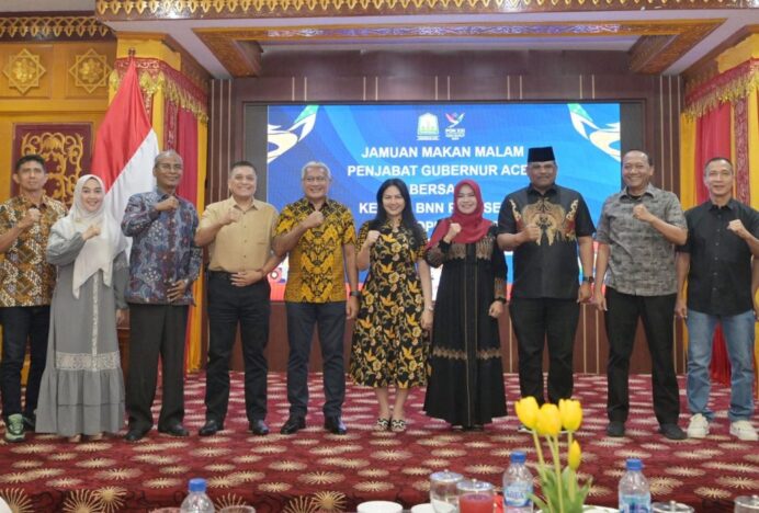 Pj Gubernur Aceh Sambut Kepala BNN