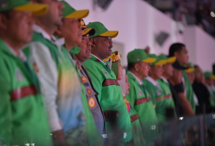 Pj Gubernur Aceh Hadiri Penutupan PON XXI di Stadion Utama Sumut