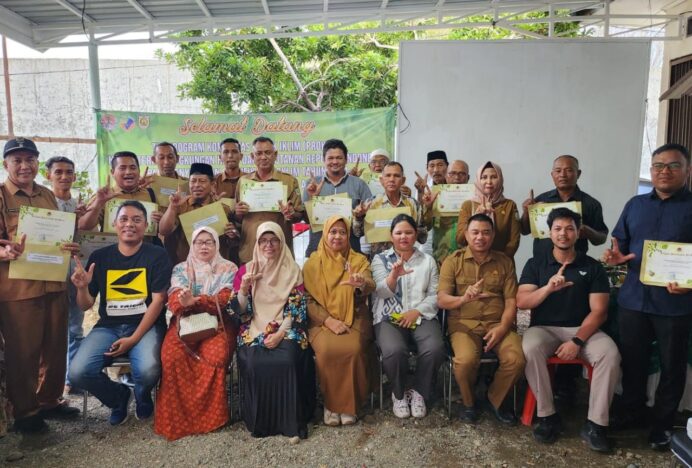 18 Gampong di Banda Aceh Terima Sertifikat Madya ProKlim dari KLHK RI