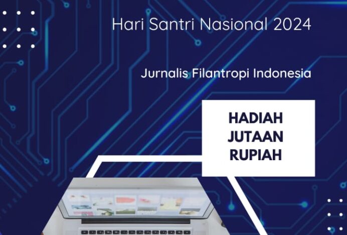 Jurnalis Filantropi Indonesia Gelar Lomba Menulis Hari Santri, Hadiah Jutaan Rupiah