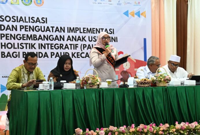 Sosialisasi PAUD HI Bagi Bunda PAUD Kecamatan Se-Aceh Besar