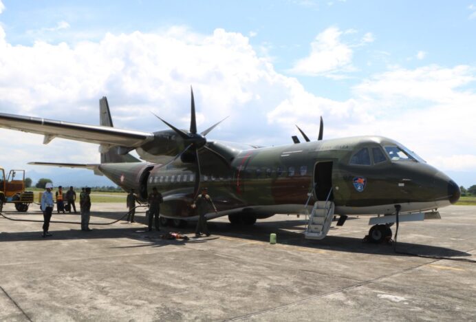 Pesawat TNI AU CN-295 Pantau Perairan Aceh untuk Operasi Sayap Ambara 24