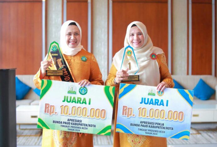 Banda Aceh Borong Juara Lomba Apresiasi Bunda PAUD dan Pokja PAUD Tingkat Provinsi