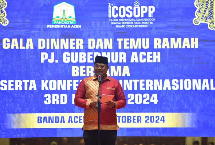 Pj Gubernur Aceh Jamu Tamu dan Peserta Konferensi Internasional ICOSOPP