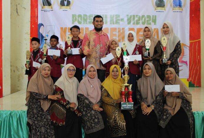 Sukses Jadi Tuan Rumah PORSENI Ke-VI, MIN 20 Raih Juara Umum II