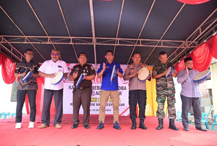 Wakili Pj Bupati, Kaban Kesbangpol Aceh Besar Hadiri Launching KBN di Lam Raya