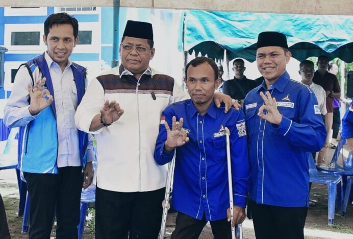 Calon Wali Kota dan Wawalkot Banda Aceh Aminullah-Isnaini Peduli Disabilitas