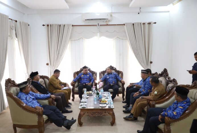 Pj Bupati Iswanto Terima Audiensi Kepala Sekolah di Aceh Besar