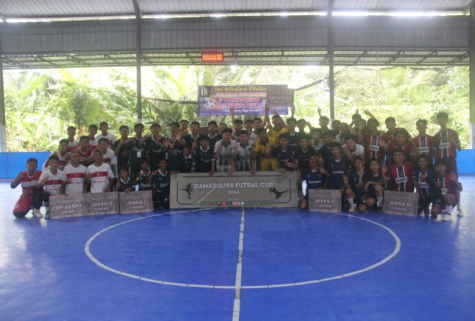 MAS Darul Ulum dan SMP Babul Maghfirah Raih Juara 1 Damasquss Futsal Cup II 2024