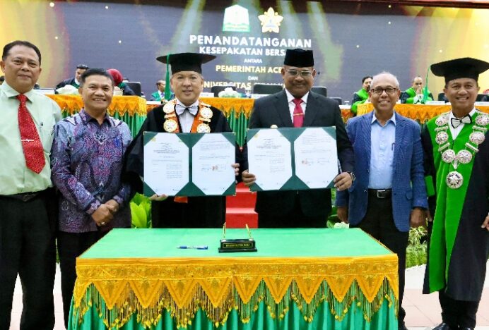 Pj Gubernur Aceh Sampaikan Orasi Ilmiah pada Peringatan 42 Tahun Fakultas Kedokteran USK