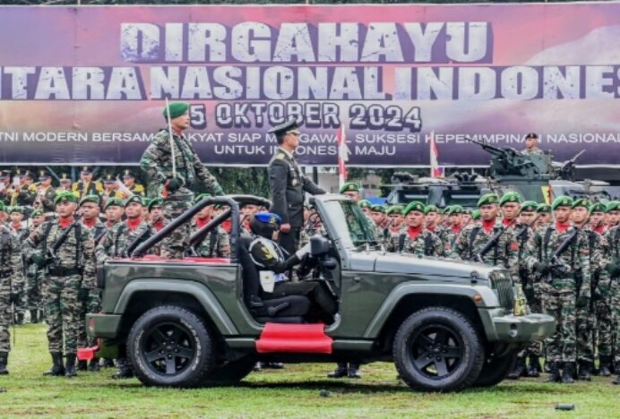 Kasdam IM Irup Peringatan HUT Ke-79 TNI di Blang Padang