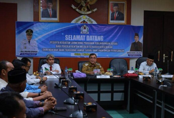 Pj Bupati Aceh Barat Luncurkan Program OPTIMIS
