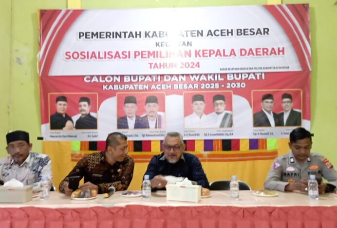 Pemkab Aceh Besar Sosialisasikan Pilkada 2024