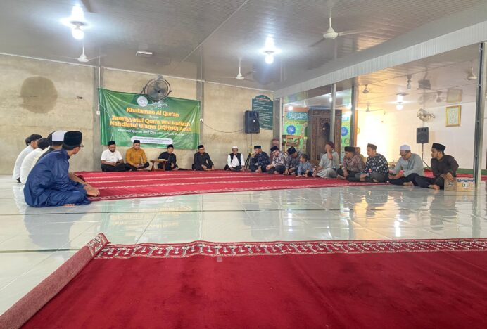 JQH NU Aceh Gelar Khataman Al-Qur’an dalam Rangka Haul Ust Amin Chusaini