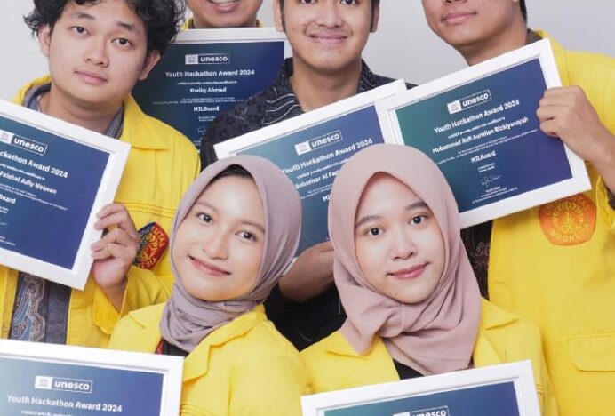 Tim MILBoard Universitas Indonesia Juara Dunia di UNESCO Youth Hackathon 2024