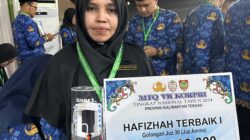 Harumkan Nama Bireuen, Ajamunzalifah Raih Juara 1 MTQ Korpri Nasional 2024