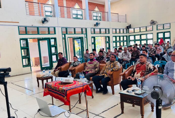 Kakankemenag Aceh Besar Ikuti Rakernas Kemenag RI Secara Daring