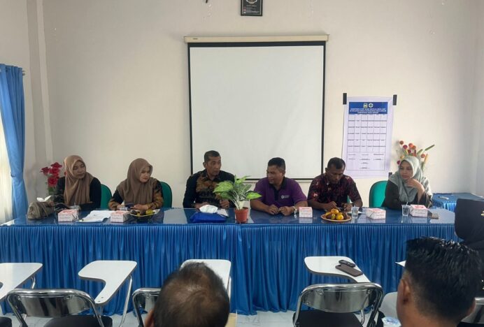 Wujudkan Kesehatan Masyarakat Melalui Sanitasi yang Baik, Camat Seulimuem Gelar Rakor ODF