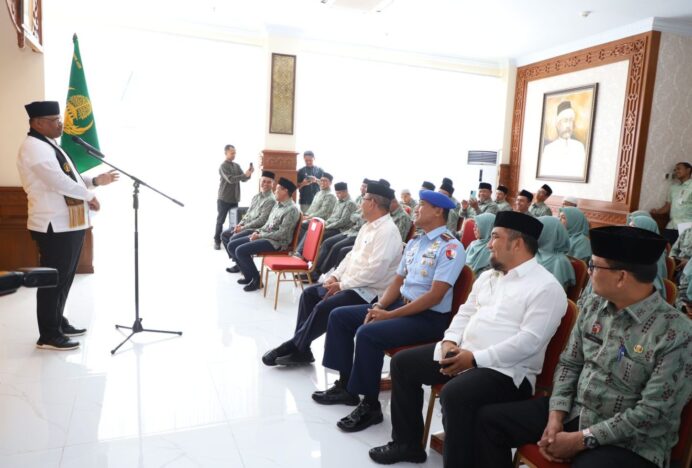 Pj Gubernur Safrizal Lepas Kafilah MTQ Korpri VII Aceh