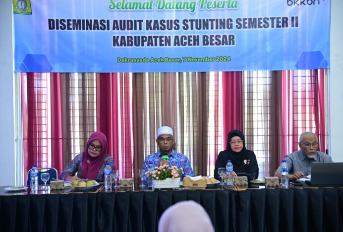 Pemkab Aceh Besar Gelar Desiminasi Hasil Audit Kasus Stunting Semester II