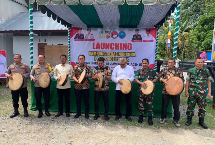 Gampong Lhieb Seulimuem Jadi Kampung Bebas Narkoba di Aceh Besar