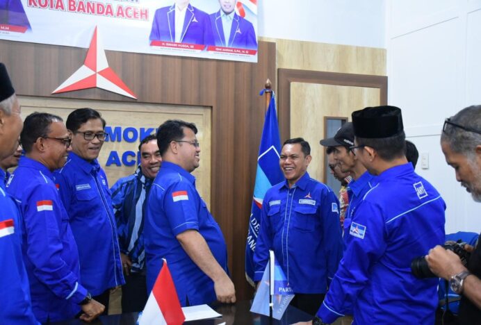 Ilham Mendrofa Sambangi DPC Partai Demokrat Banda Aceh