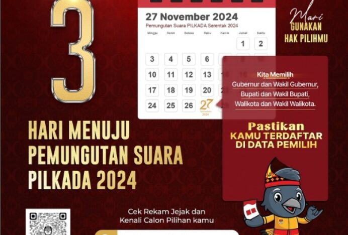 Masa Tenang Telah Dimulai Sampai Jelang Hari Libur Nasional 27 November 2024