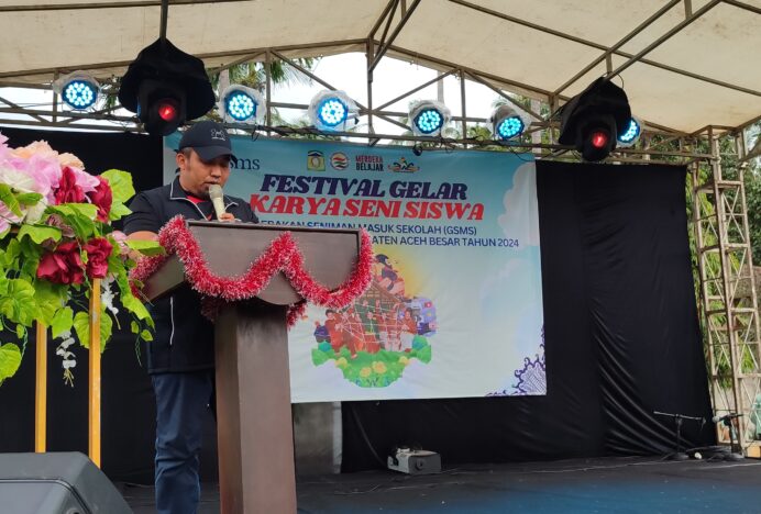 Pj Bupati Iswanto Buka Festival Gelar Karya Seni Siswa dan Festival Tunas Bahasa Ibu