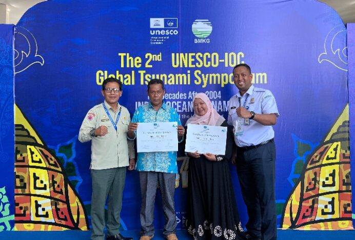 UNESCO Tetapkan Gampong Mon Ikeun dan Lam Kruet Lhoknga Aceh Besar Sebagai Daerah Tsunami Ready