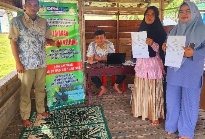 DMPTSP Aceh Besar Buka Layanan Perizinan Keliling Hingga Pulo Aceh