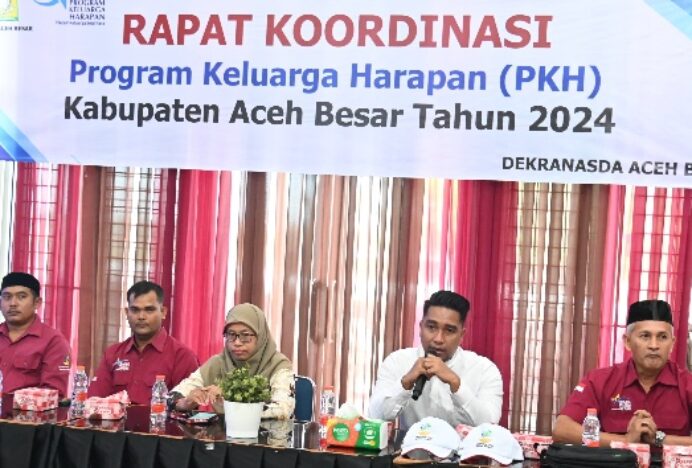 123 Pendamping PKH Aceh Besar Ikuti Rakor Tahun 2024