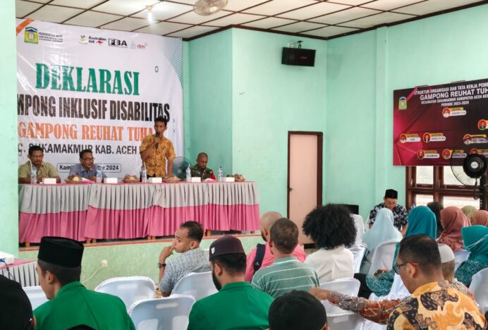 Reuhat Tuha Deklarasikan Gampong Inklusif Disabilitas di Aceh Besar