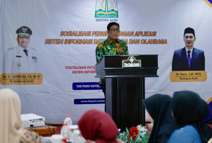 Plt Sekda Aceh Buka Rapat Sosialisasi Pengembangan Aplikasi SIDARA