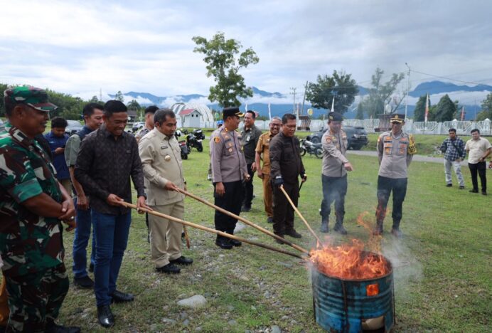 220 Surat Suara Sisa dan Rusak Dimusnahkan di Aceh Besar