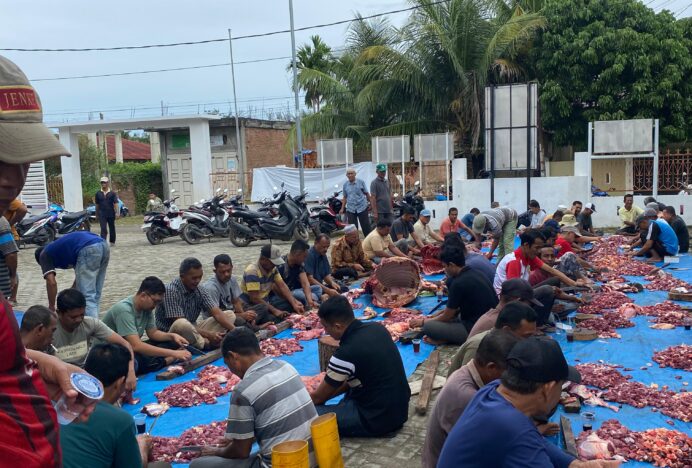 Ratusan Masyarakat Gampong Tanjong Antusias Meriahkan Kenduri Maulid Nabi Saw