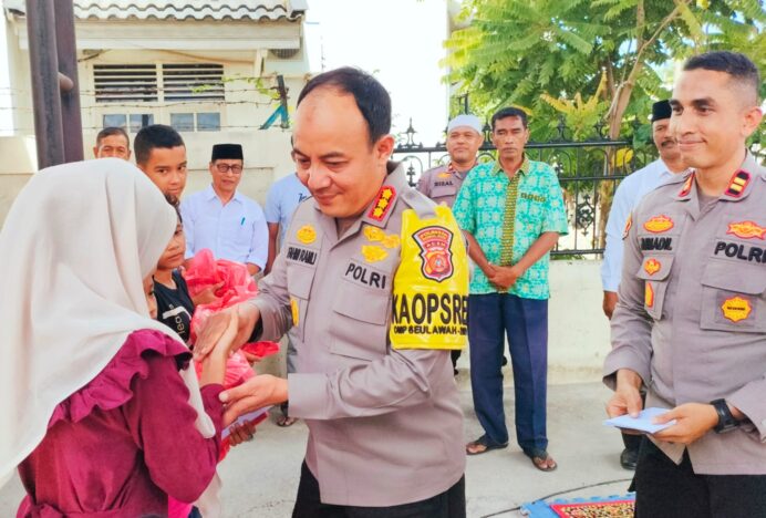 Polsek Banda Raya Gelar Peringatan Maulid Nabi Muhammad Saw Dan Cooling System Jelang Pilkada 2024