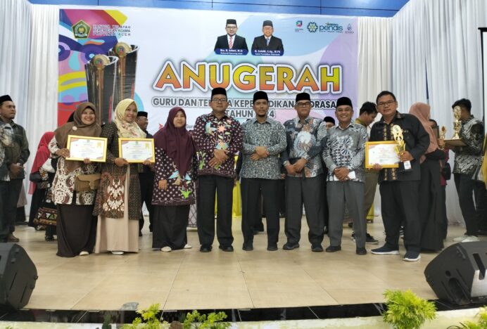 3 Guru Madrasah Kemenag Aceh Singkil Terima Anugrah GTK dari Kanwil Kemenag Aceh Tahun 2024