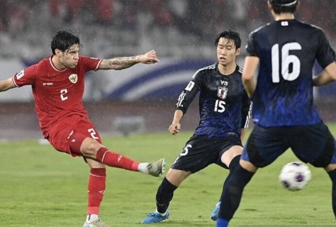 Timnas Indonesia Kalah Telak 0-4 dari Jepang di Kualifikasi Piala Dunia 2026