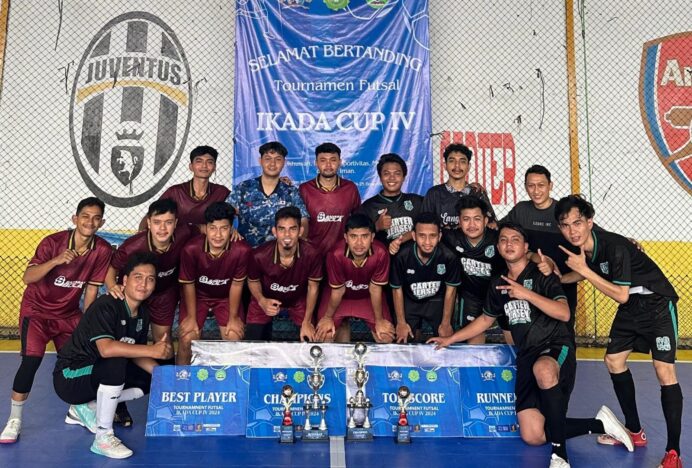 Selamat, Tim Alumni 2016 Dayah Abu Lam U Meraih Juara I Futsal IKADA CUP IV