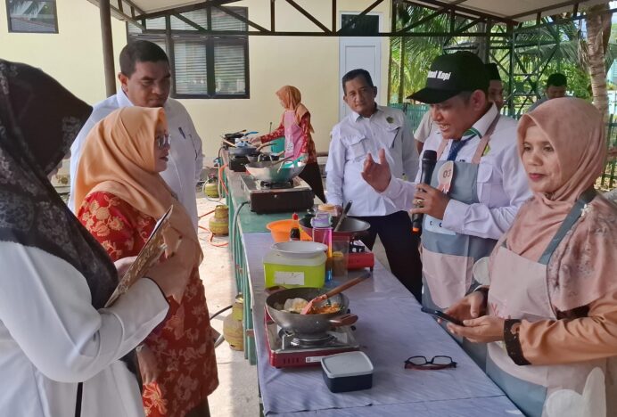 DWP Kemenag Aceh Besar Gelar Lomba Masak Nasi Goreng Dalam Rangka HAB Ke – 79