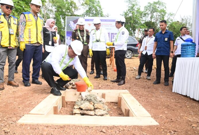 Sekda Aceh Besar Hadiri Pembangunan Rumah Susun Kejaksaan Tinggi Aceh