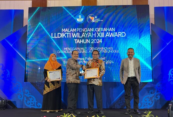 Unmuha Raih Tujuh Penghargaan LLDikti Wilayah XIII Aceh Award
