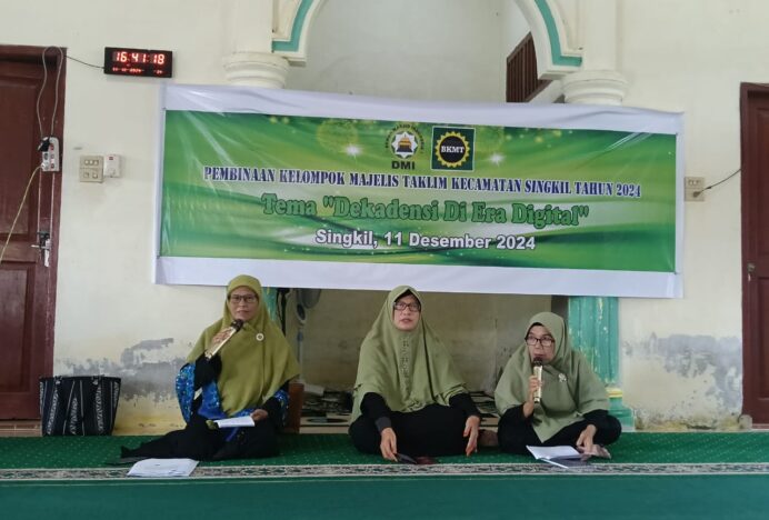 DMI dan BKMT Aceh Singkil Bina Kelompok Majelis Taklim Kecamatan Singkil Tahun 2024