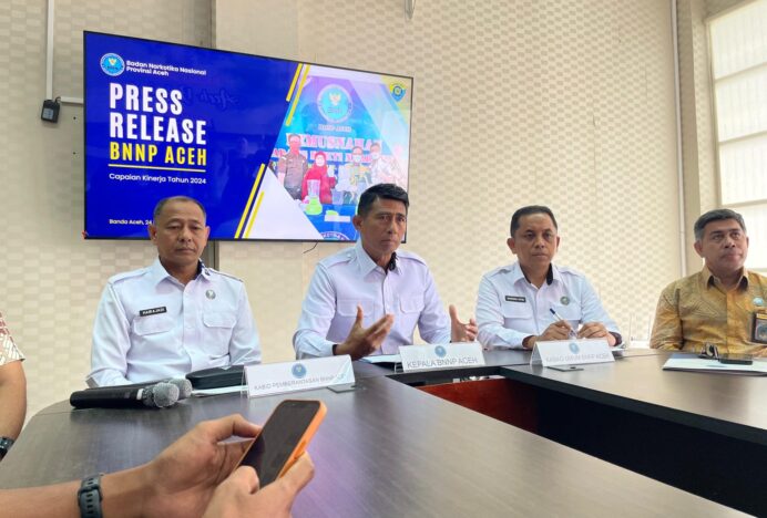 BNNP Aceh Siap Perkuat Strategi Cegah dan Brantas Narkotika di Tahun 2025