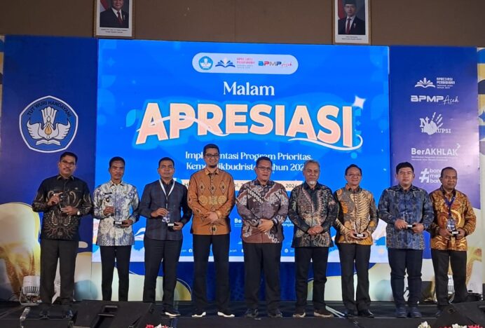 BPMP Aceh Gelar Refleksi dan Pemberian Apresiasi Implementasi Program Prioritas Kemendikbudristek 2024