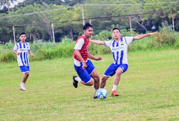 PSAB Liga 4 Sudah Siap Uji Coba, Latihan Taktik Menyerang dan Bertahan di Lapangan Matador